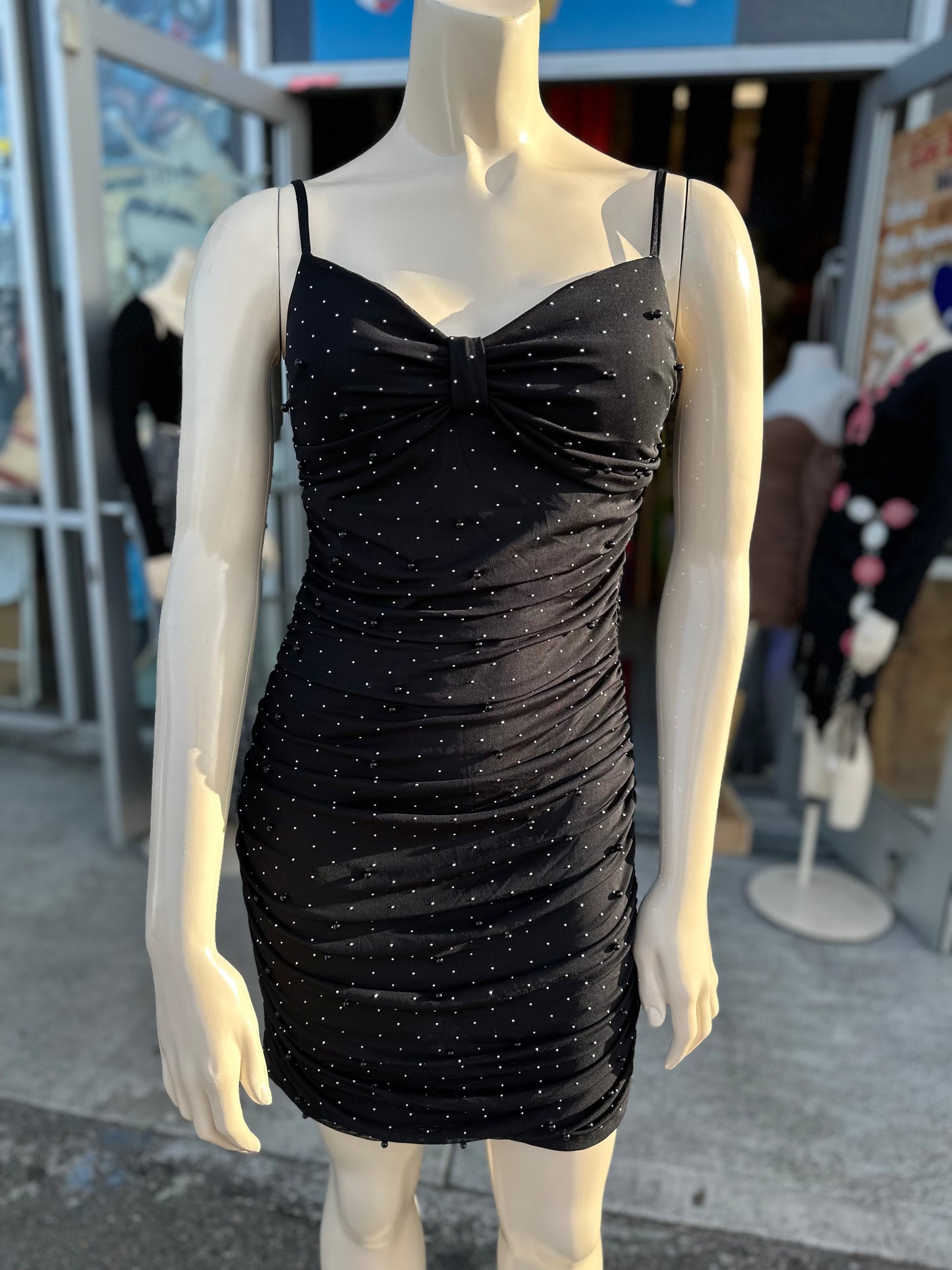Pearl Mesh Dress