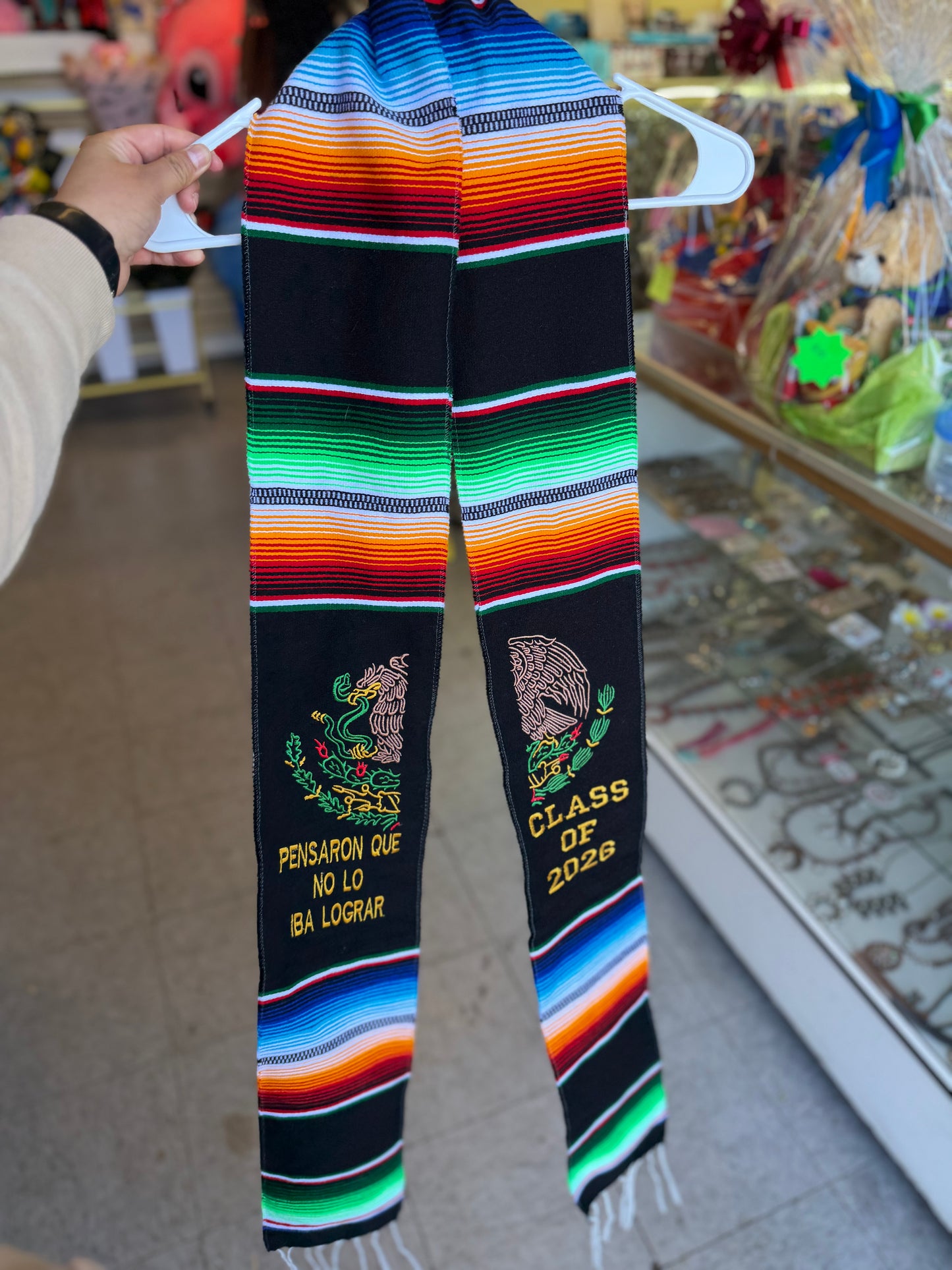 Custom graduation stole