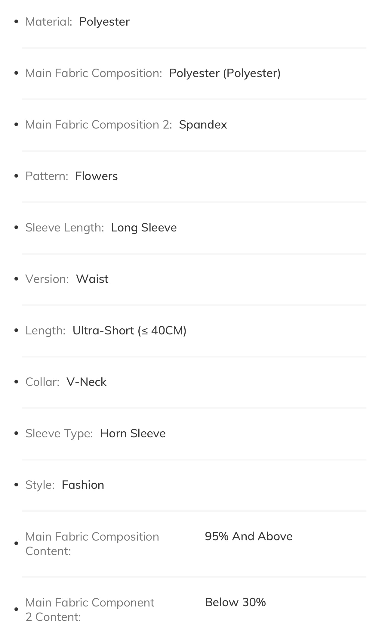 Embroidered floral corset