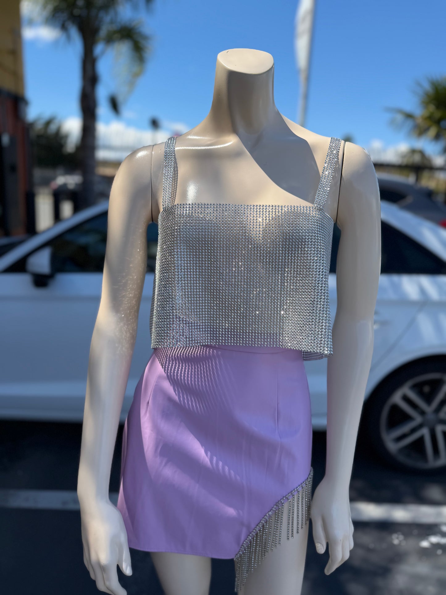 Rhinestone Top(one size )