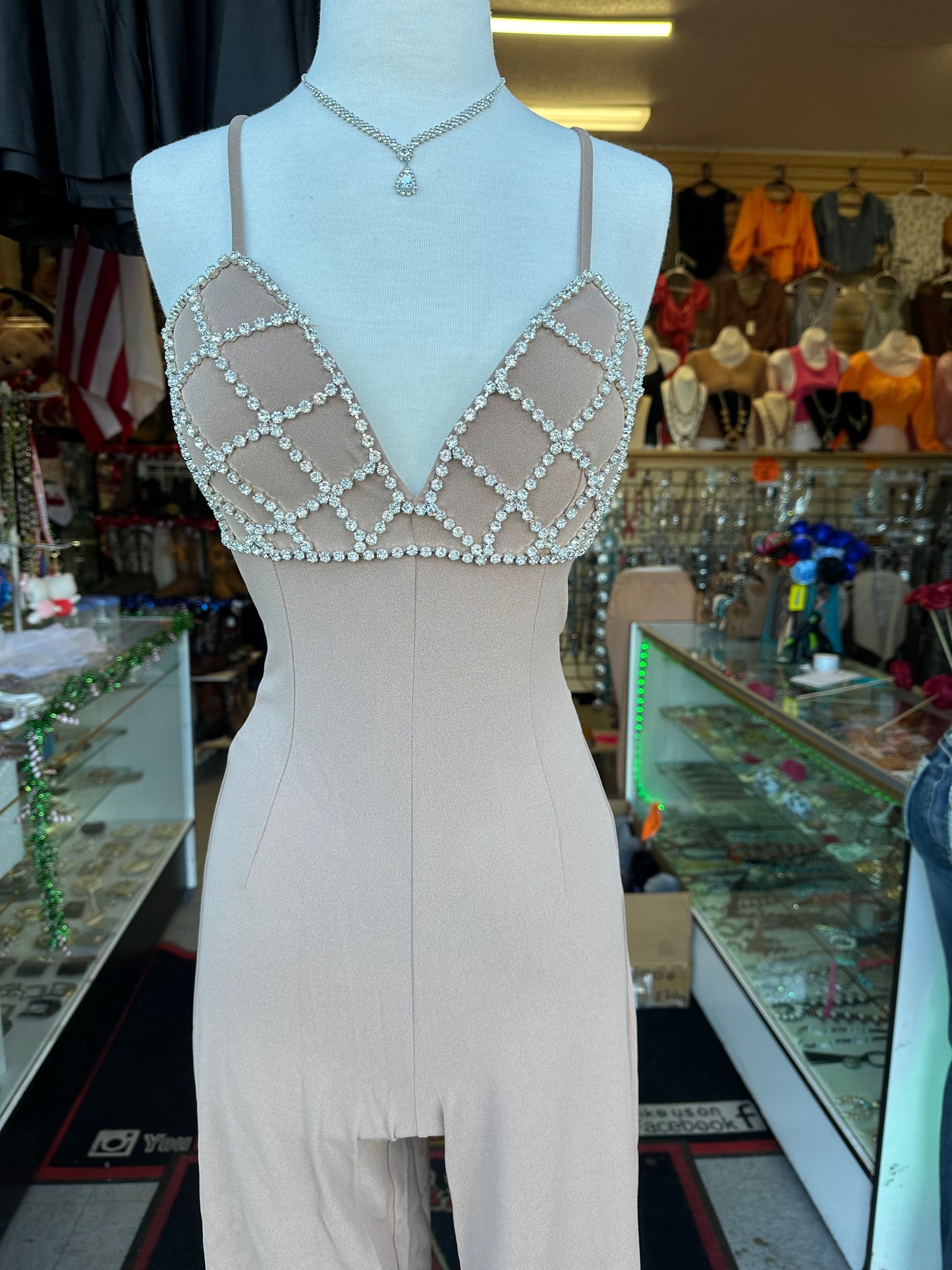 Crystal luxury jumpsuit