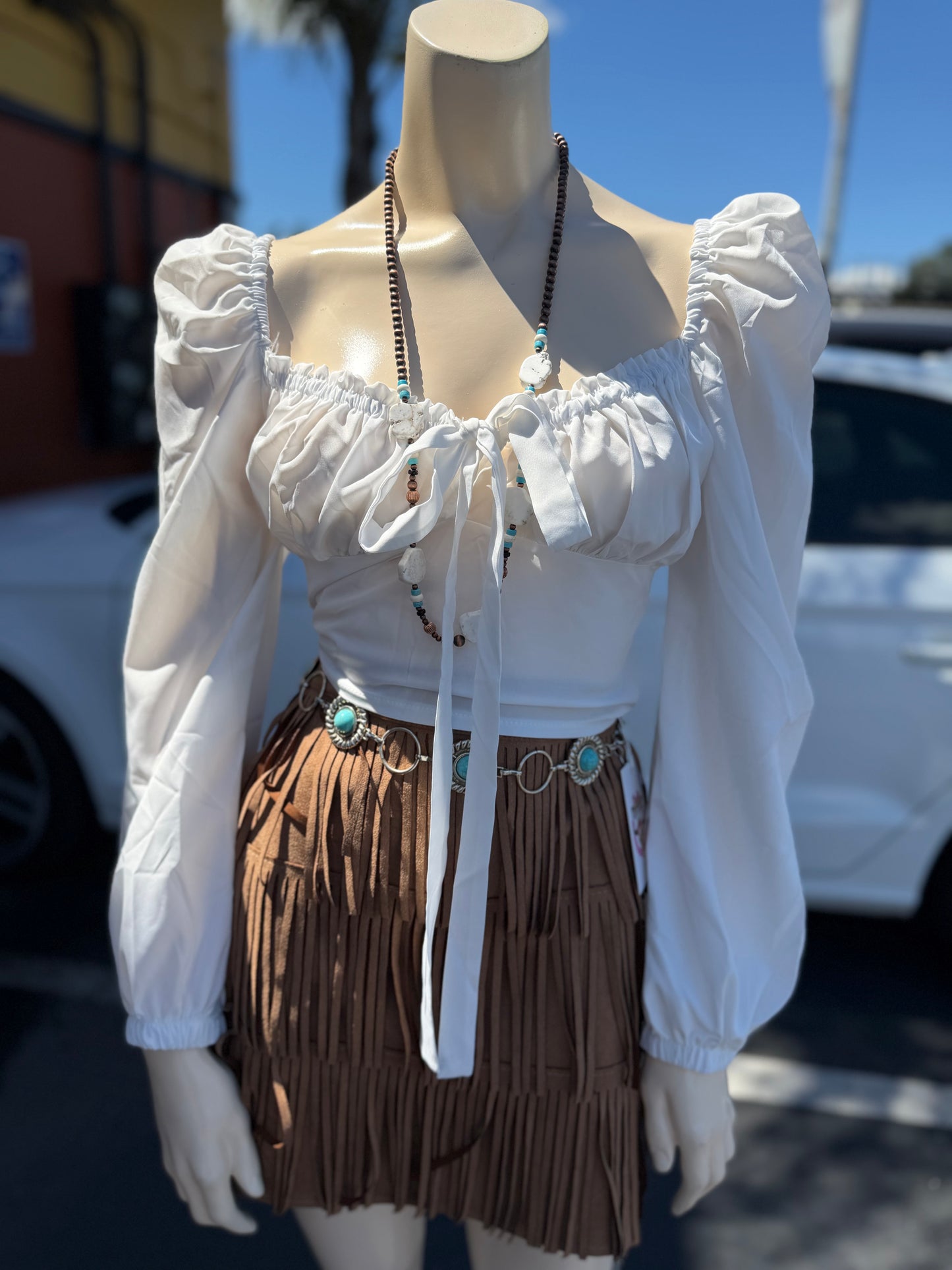 Sofia white top