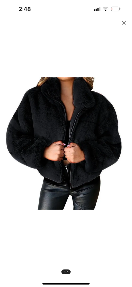 Black winter coat