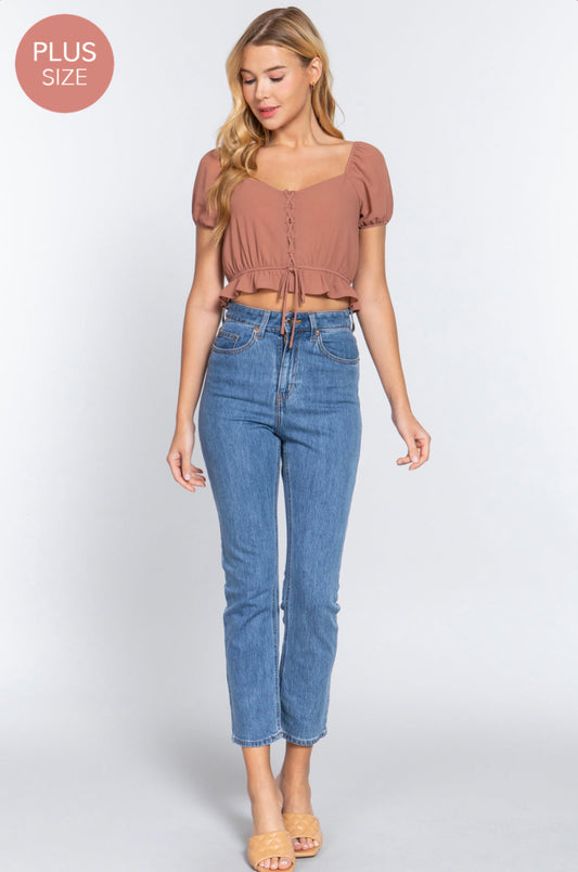 Alejandra Plus size top (2 colors)