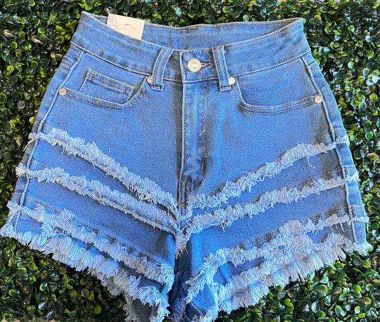 Cowgirl denim shorts (2 colors available)