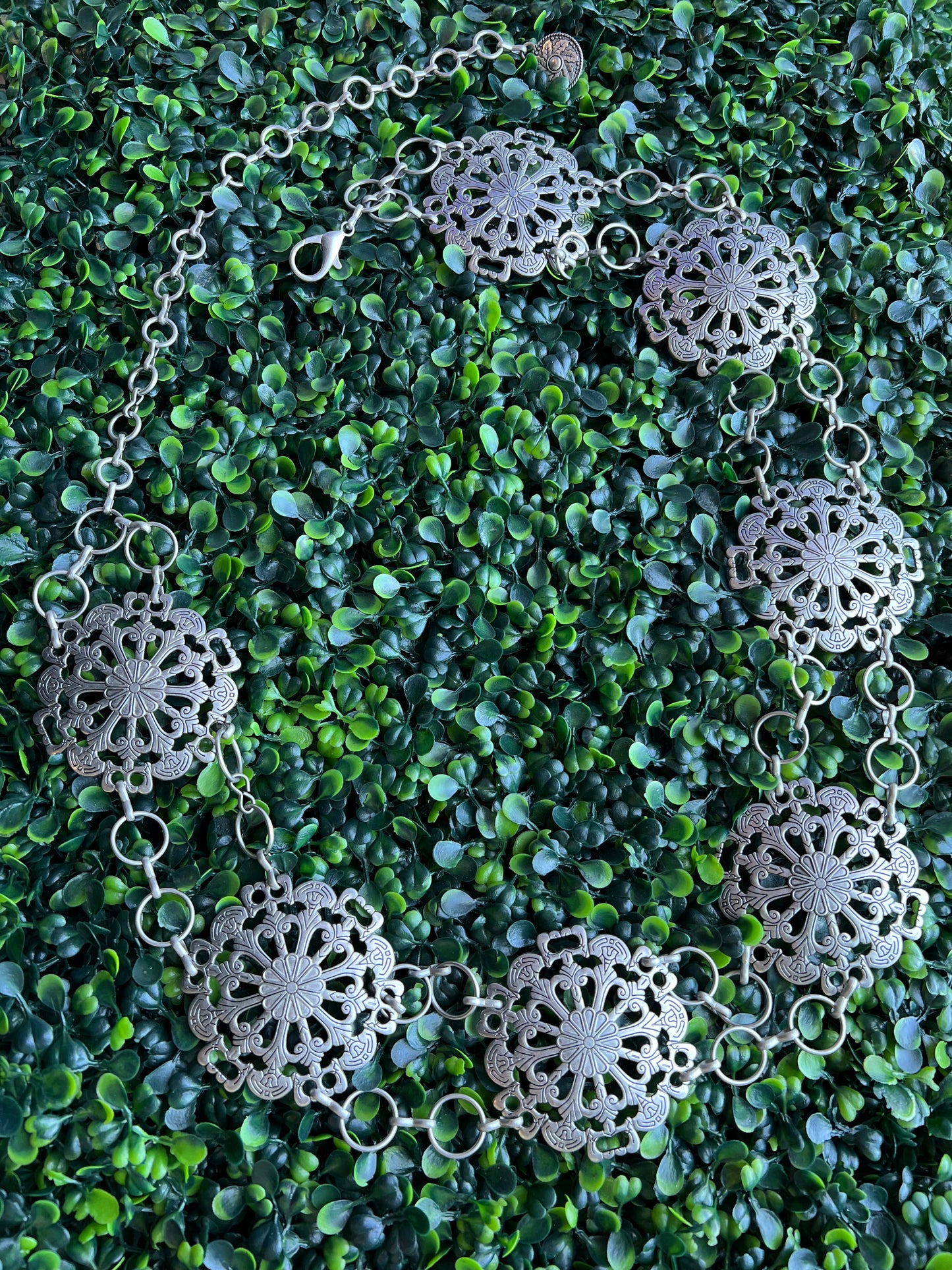 Flower Chain belt 47” long