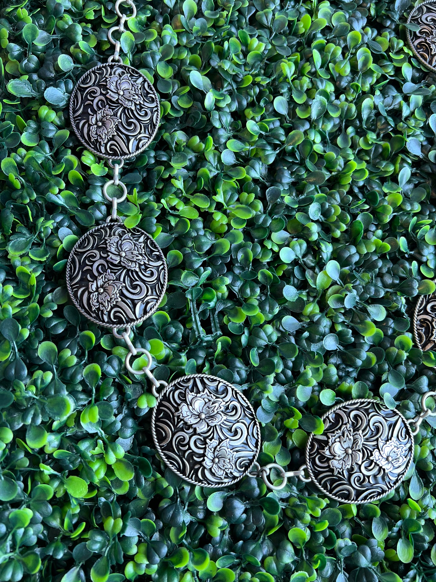 Floral chain belt 46” long