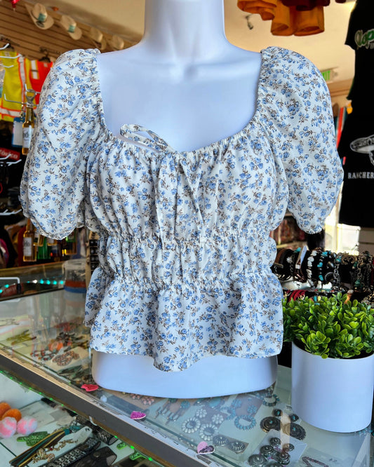Lizett floral Plus size top
